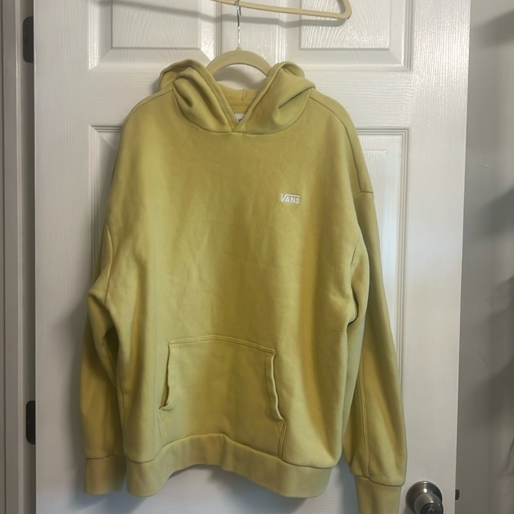 Vans oversized yellow sweatshirt size medium